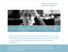 Tablet Screenshot of kempowski.de